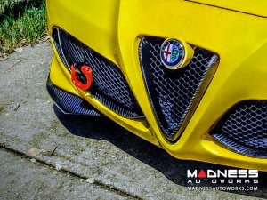 Alfa Romeo 4C Carbon Fiber Front Grille Insert Trim Set 
